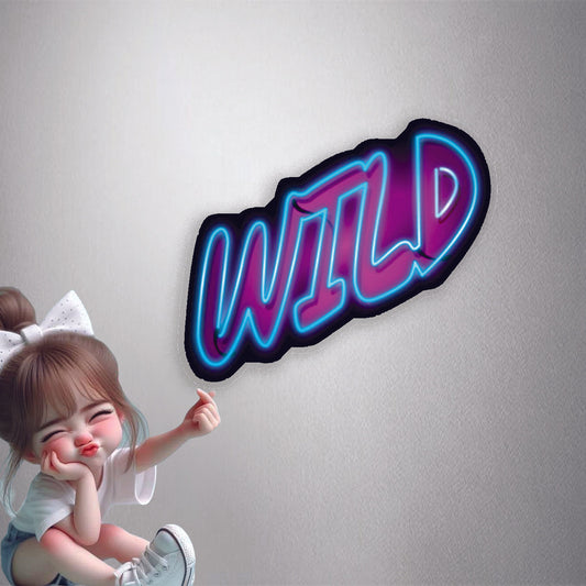 Wild Neon Glow Premium Vinyl Stickers