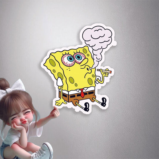 Spongebob High Vibes Premium Vinyl Stickers