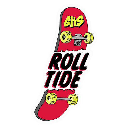 Roll Tide Skateboard Premium Vinyl Stickers