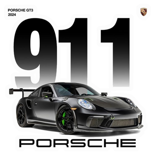 Porsche 911 GT3 Premium Vinyl Stickers