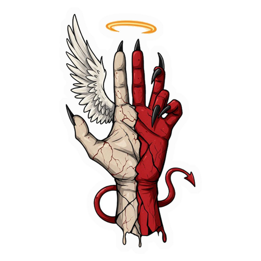 Angel Devil Balance Premium Vinyl Stickers