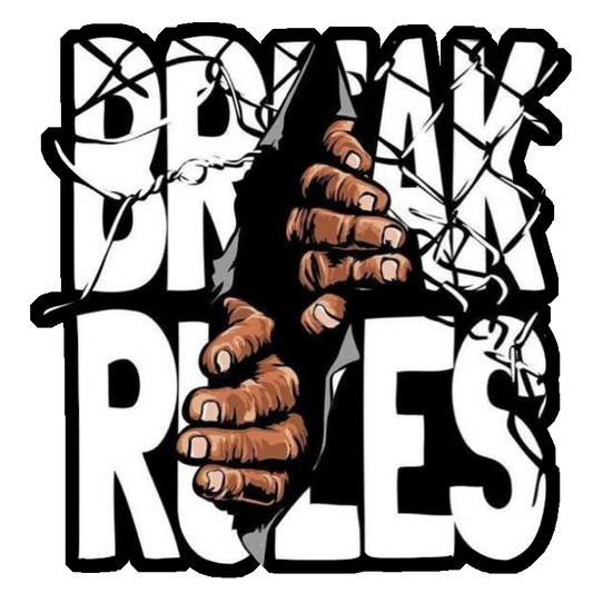 Break Rules Rebel Premium Vinyl Stickers