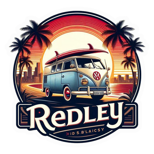 Redley Surf Van Premium Vinyl Stickers