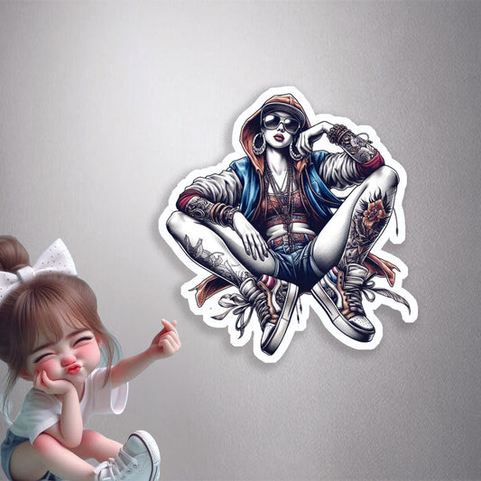 Tattooed Urban Style Premium Vinyl Stickers