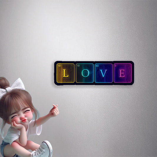 Periodic Table Love Premium Vinyl Stickers