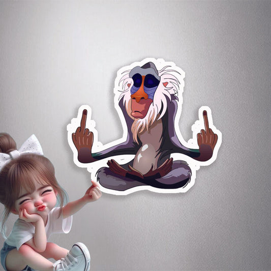 Rafiki Flip Off Premium Vinyl Stickers