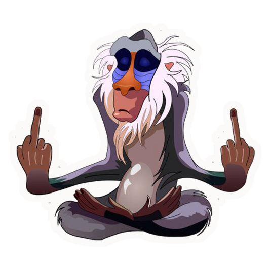 Rafiki Flip Off Premium Vinyl Stickers