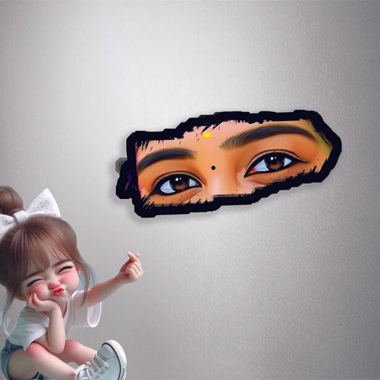 Expressive Indian Eyes Premium Vinyl Stickers