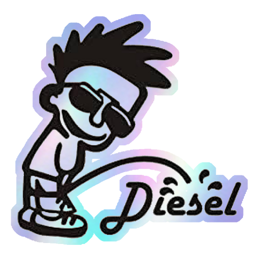 Diesel Pee Boy Holographic Stickers
