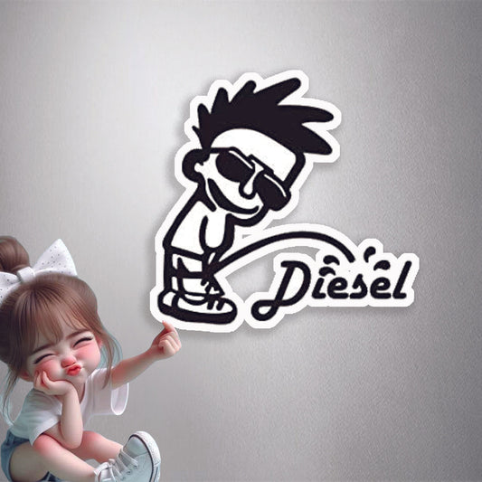 Diesel Pee Boy Premium Vinyl Stickers