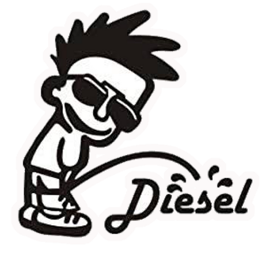 Diesel Pee Boy Premium Vinyl Stickers