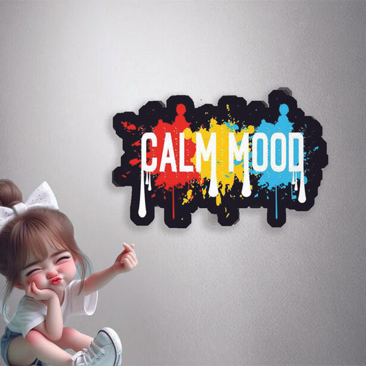Calm Mood Splatter Art Premium Vinyl Stickers