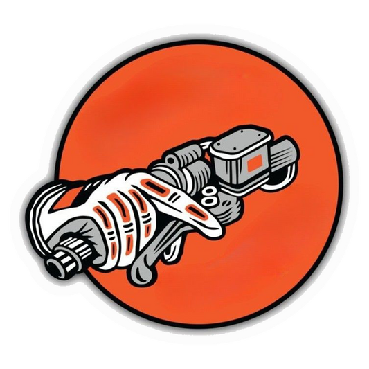 Motorcycle Brake Hand Premium Vinyl Stickers