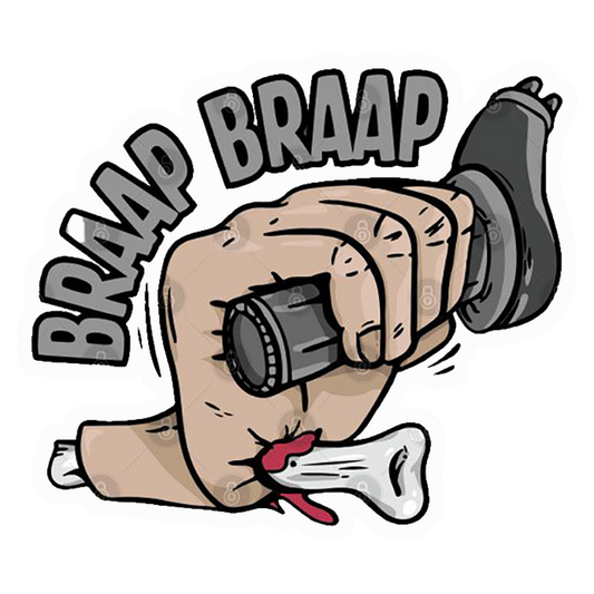 Braap Braap Throttle Premium Vinyl Stickers