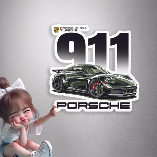 Porsche 911 Turbo S Premium Vinyl Stickers