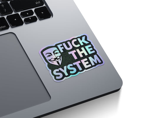 Anonymous Rebel Holographic Stickers