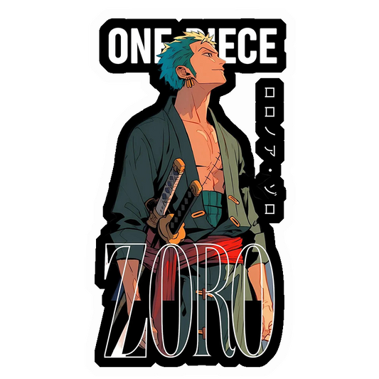 OnePiece Zoro (Silent) Premium Vinyl Stickers