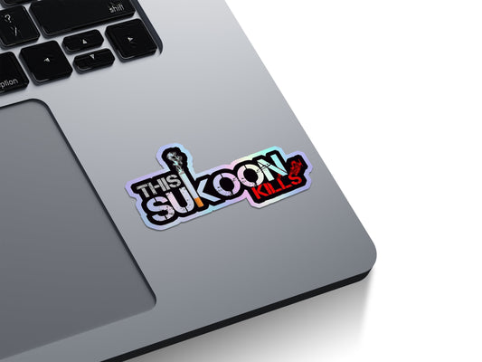 Sukoon Kills Anti-Smoking Holographic Stickers