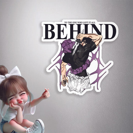 The One Who Left  All BEHIND (Suguru Geto) Premium Vinyl Stickers