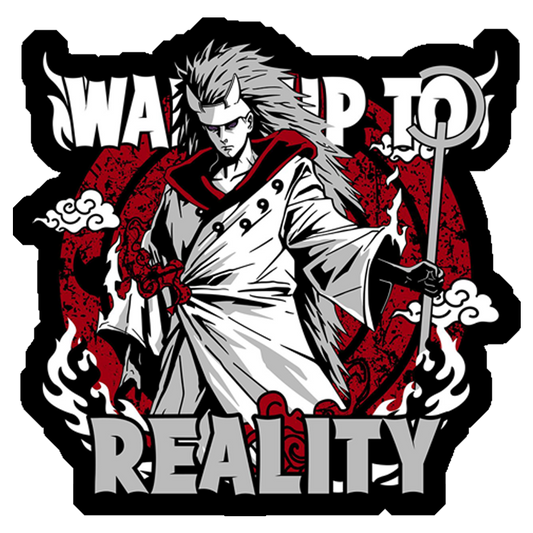 Madara Uchiha Wake Up To Reality Premium Vinyl Stickers