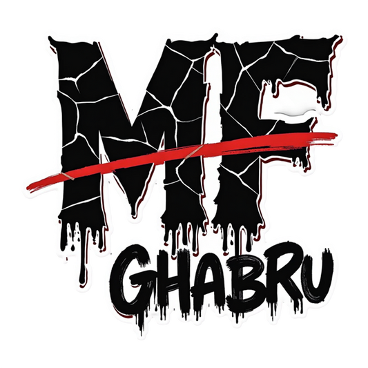 M F Ghabru Premium Vinyl Stickers
