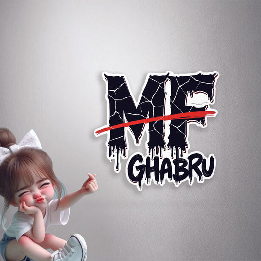 M F Ghabru Premium Vinyl Stickers