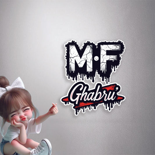 M.F. Ghabru Aesthetic (2) Premium Vinyl Stickers