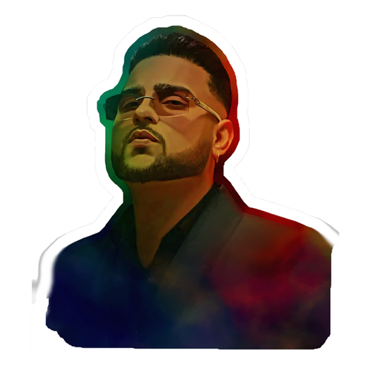 Karan Aujla Modren Looks Premium Vinyl Stickers
