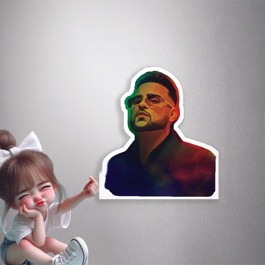 Karan Aujla Modren Looks Premium Vinyl Stickers