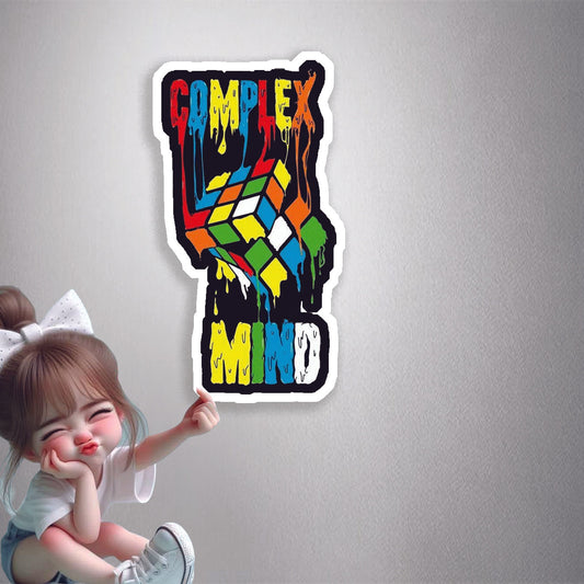 Complex Mind Rubik's Cube Premium Vinyl Stickers