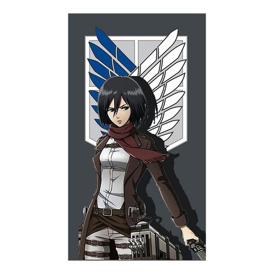 Mikasa Ackerman Aesthetic Premium Vinyl Stickers