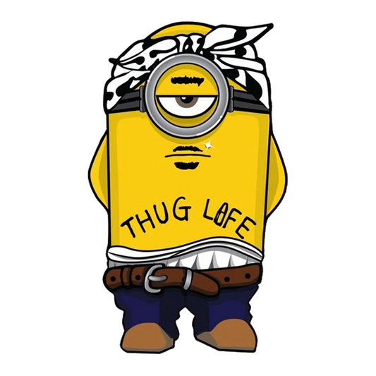 Minion Thug Life Premium Vinyl Stickers