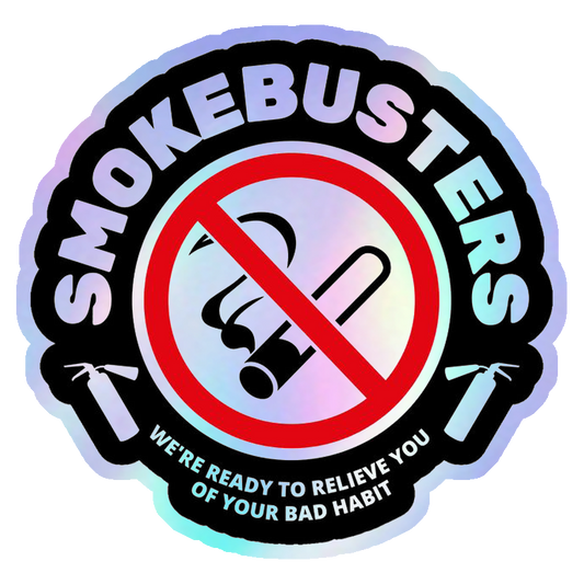 Smokebusters No Smoking Holographic Stickers