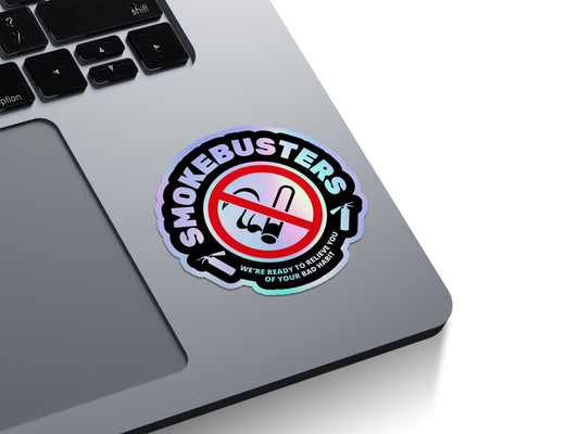 Smokebusters No Smoking Holographic Stickers