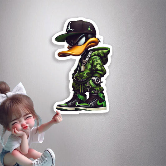 Daffy Duck Street Swag Premium Vinyl Stickers