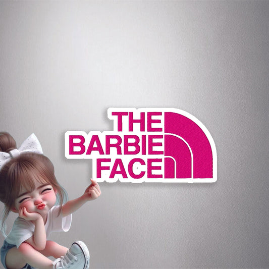 Barbie Face Parody Premium Vinyl Stickers