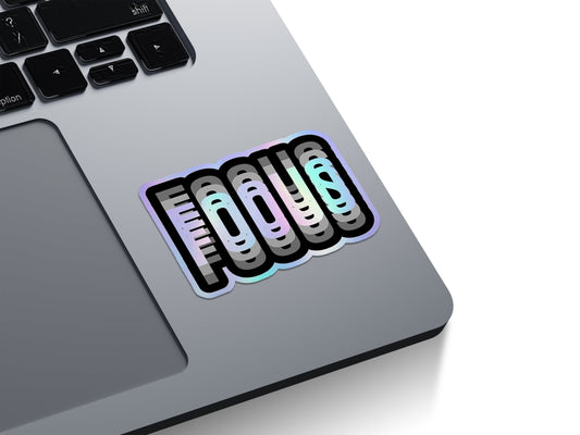 Focus Layered Effect Holographic Stickers