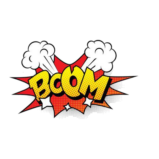 Boom Comic Pop Art Premium Vinyl Stickers