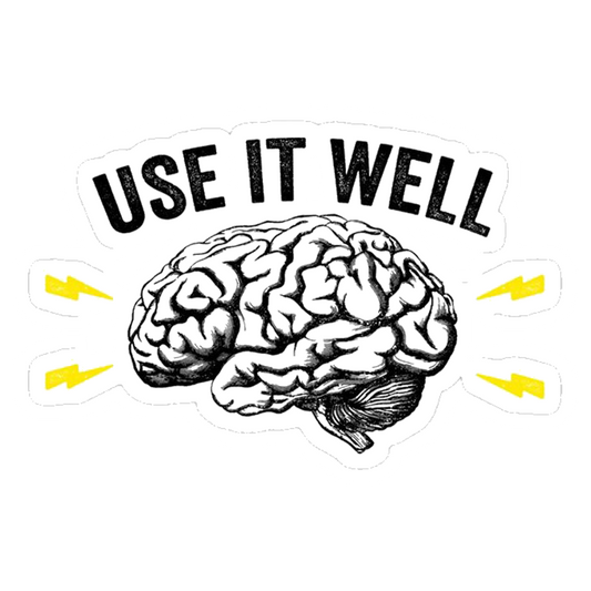 Use It Well Brain Premium Vinyl Stickers