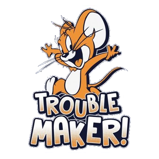 Jerry Trouble Maker Premium Vinyl Stickers