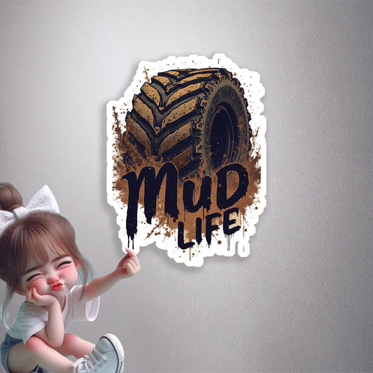 Mud Life Offroad Tire Premium Vinyl Stickers