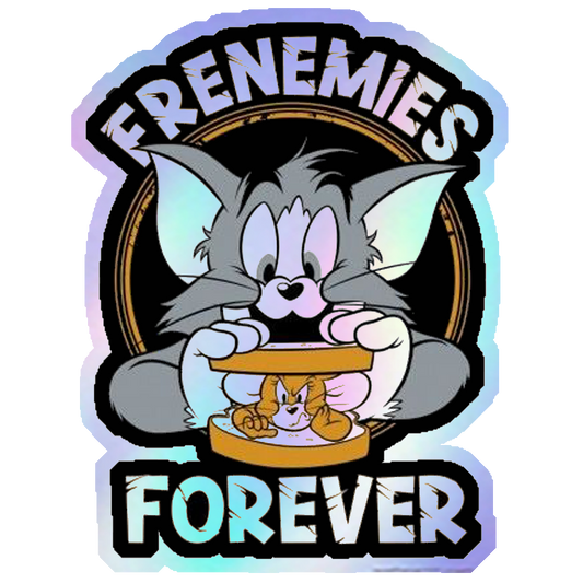 Frenemies Forever Holographic Stickers