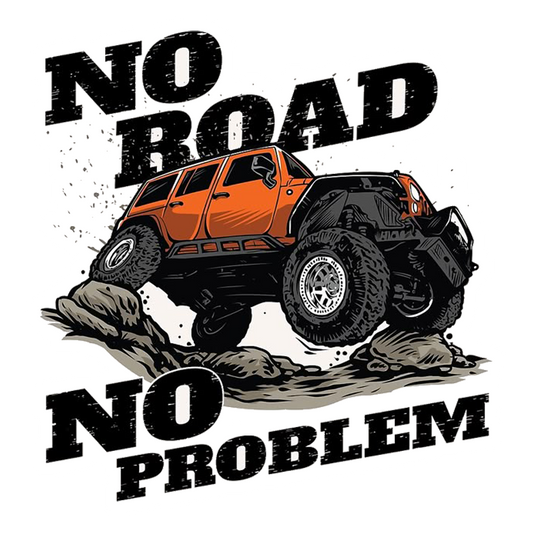 No Road No Problem Premium Vinyl Stickers