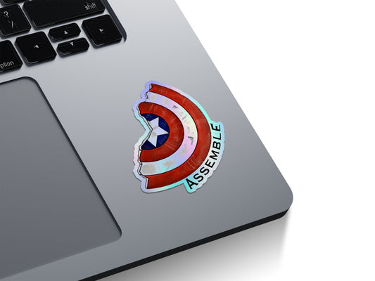 Endgame Assemble Holographic Stickers