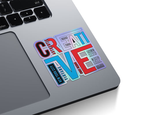 Good Vibes Only Holographic Stickers