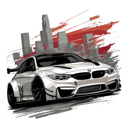 Sports Cat in CityBumper Sticker