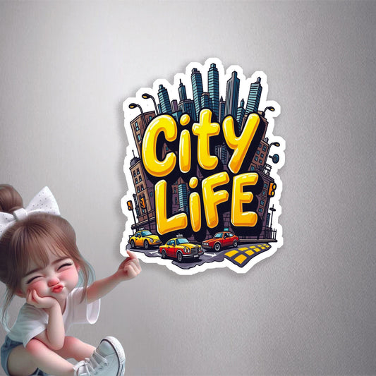City Life Premium Vinyl Stickers