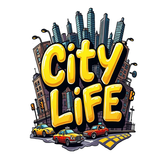 City Life Premium Vinyl Stickers