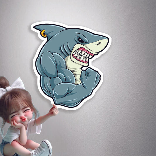 Gym Shark Premium Vinyl Stickers