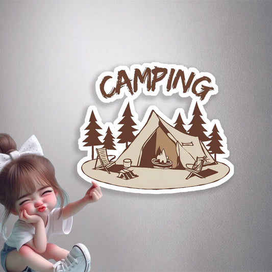 Camping Life Premium Vinyl Stickers